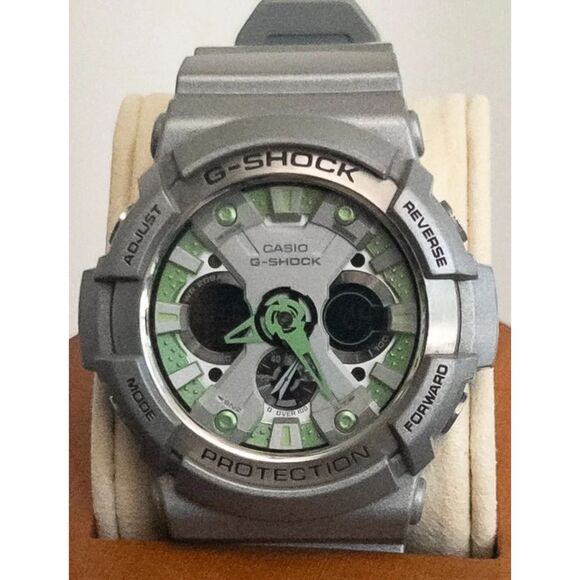 Casio G-Shock Gunmetal grey Resin case and band, stainless steel GA-200SH main image 5